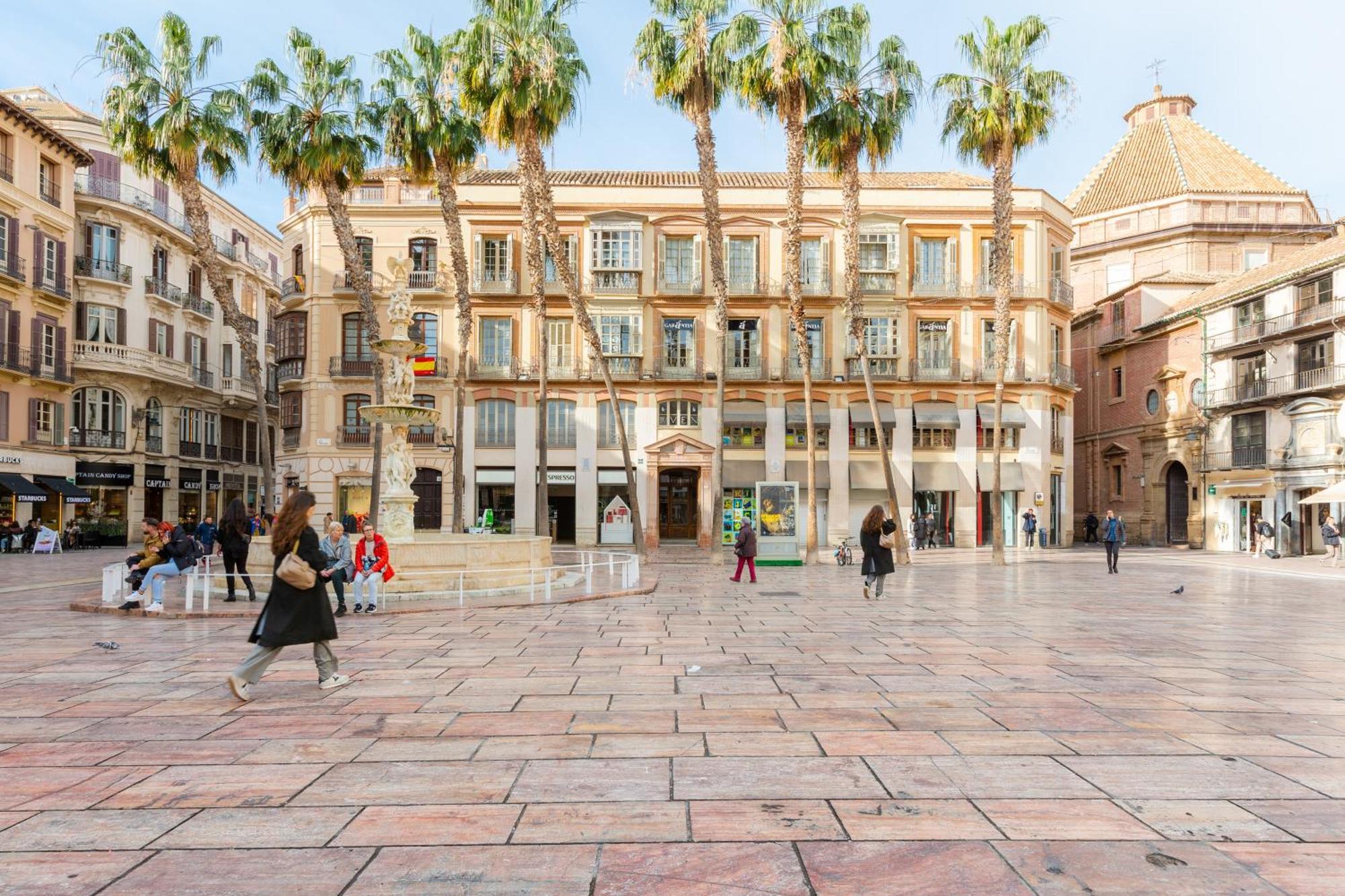 Plaza De La Constitucion Apartment Малага Екстериор снимка